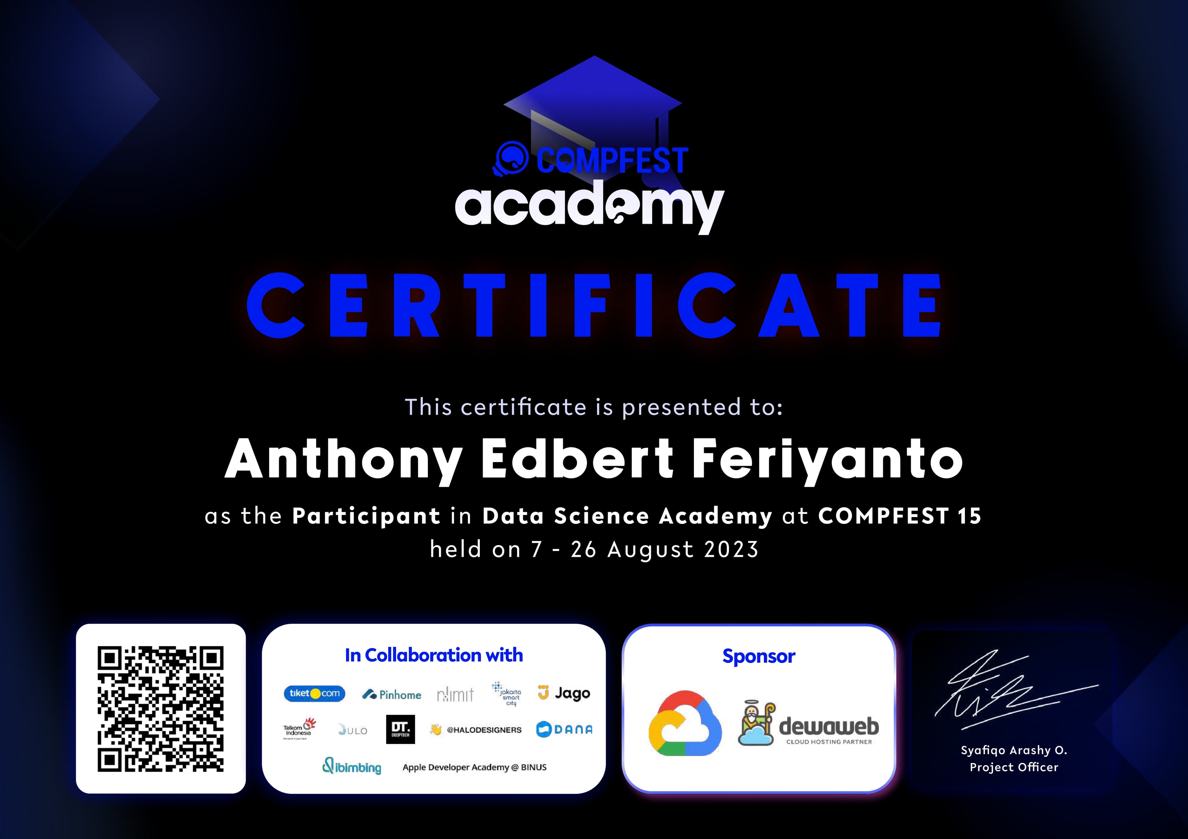 Top 10 Team of Data Science Academy COMPFEST 15